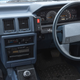 The grey interior of the Nissan Newbird EV